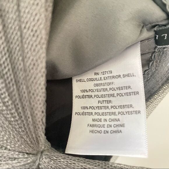 Jenny Yoo Collection Pleated Chiffon Charcoal Gray Tulle Dress Size 8 - Picture 10 of 15